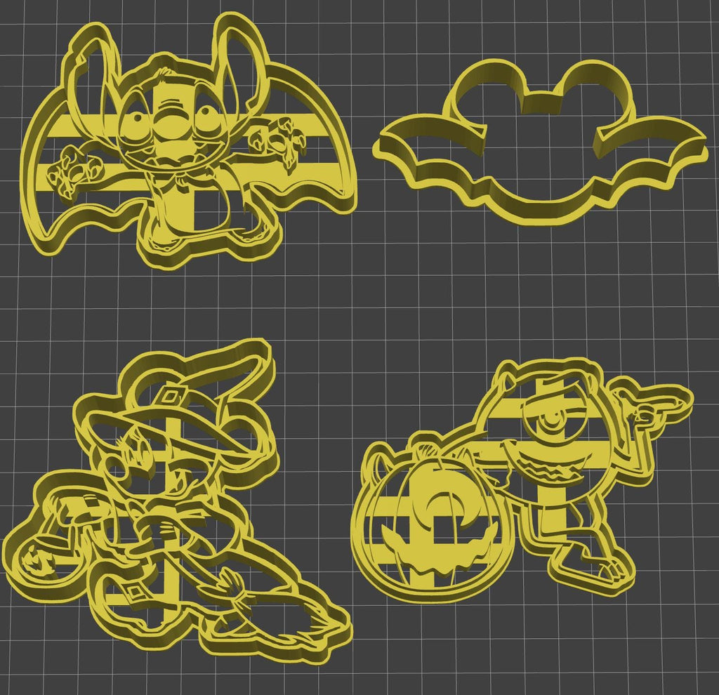 Disney Halloween Cookie Cutters 8/pk
