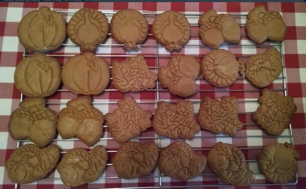Cookie Cutters for Thanksgiving baking 5/pk