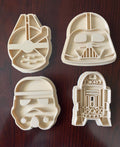 Star Wars cookie cutters for baking 4/pk