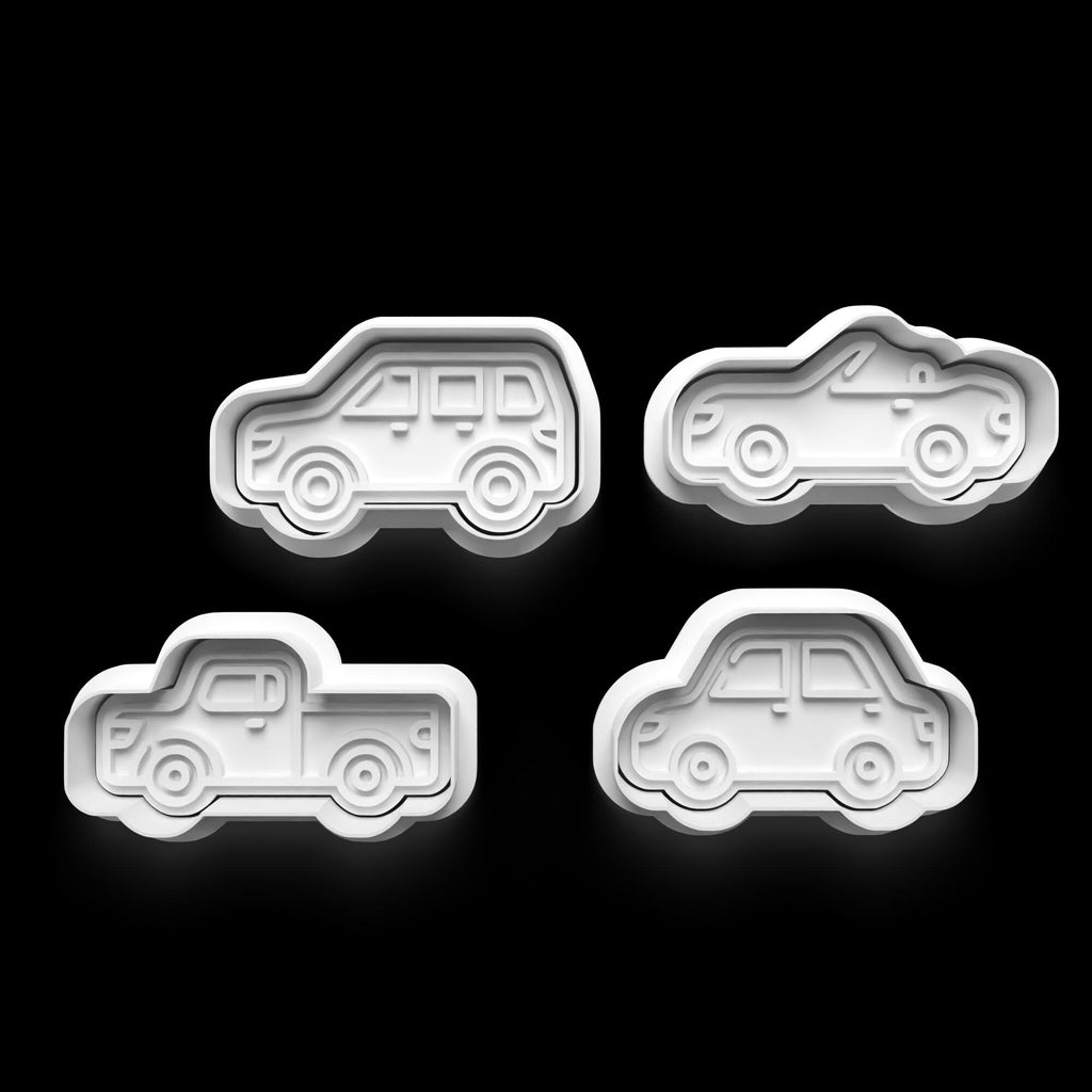 Race Car Cookie Cutters - 4/pk