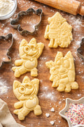 Bluey Cookie Cutters - 4/pk, PLA Plastic, Baking & Crafts