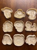 Toy Story 3 Cookie Cutters for baking set of 9