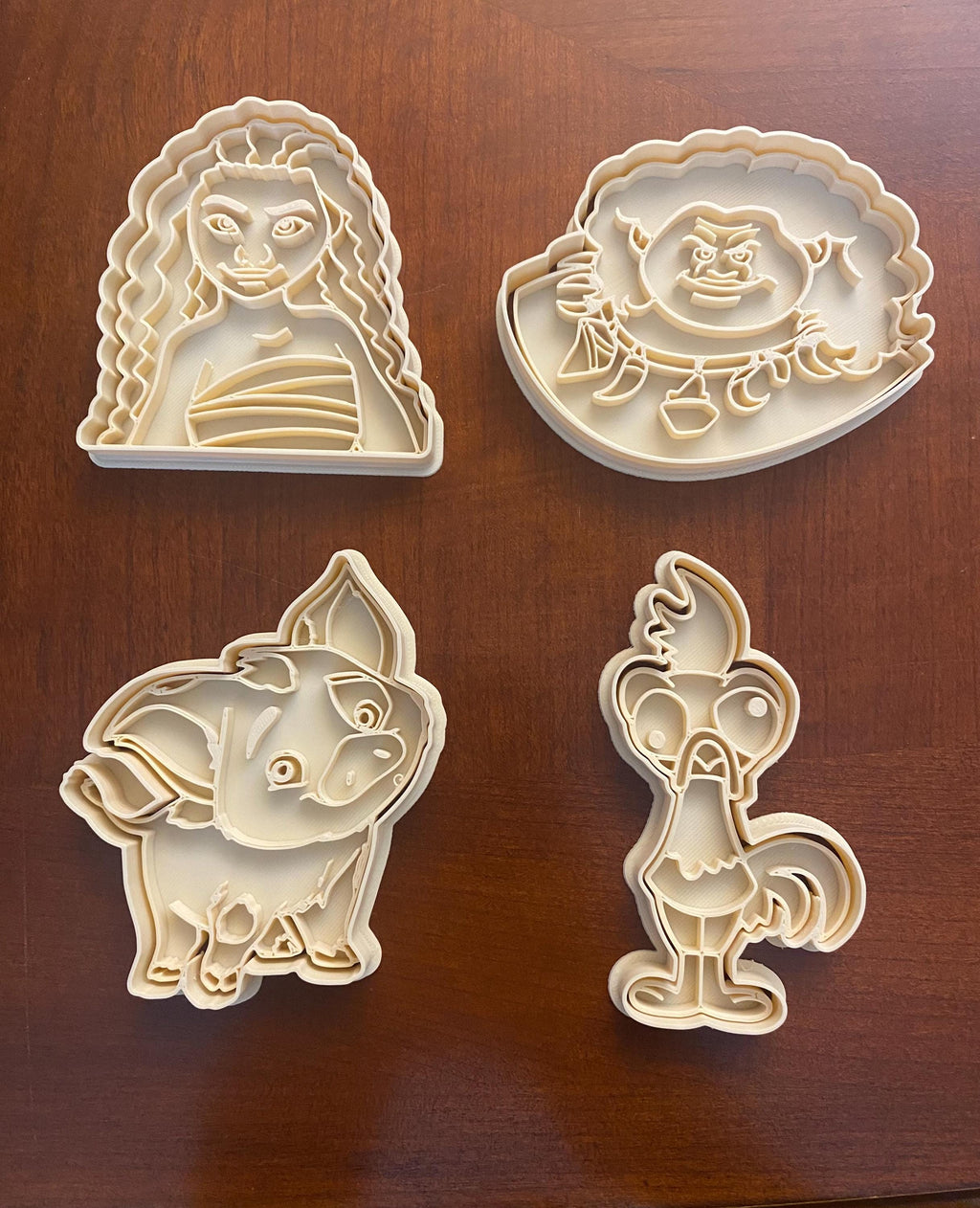 Moana-Inspired Cookie Cutter Set for baking 4/pk