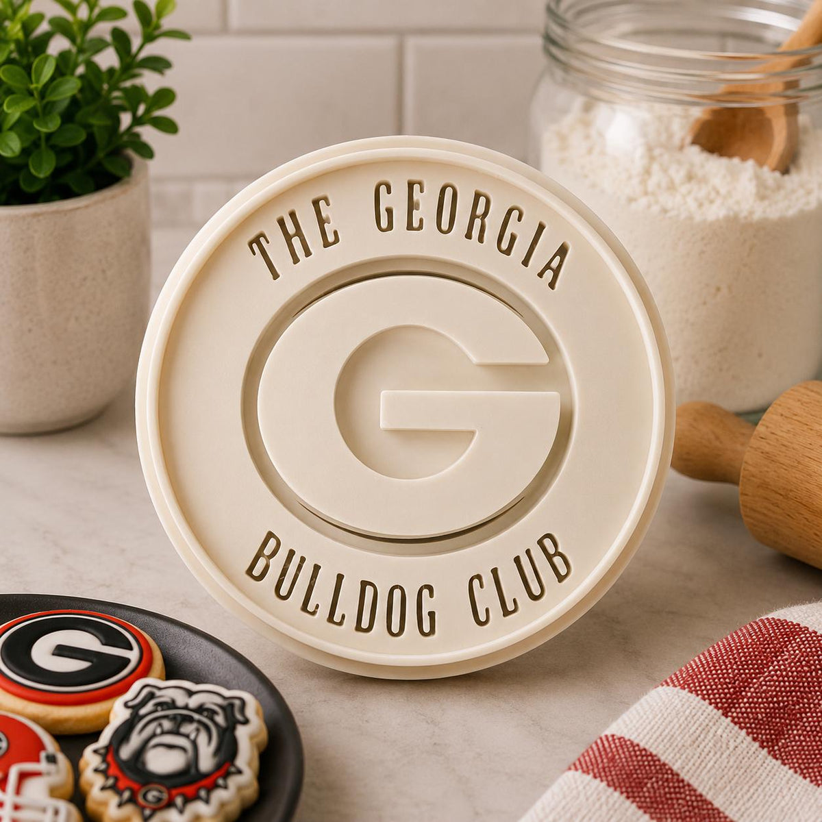 Georgia Bulldogs Inspired Cookie Cutters  Set - 4/pk