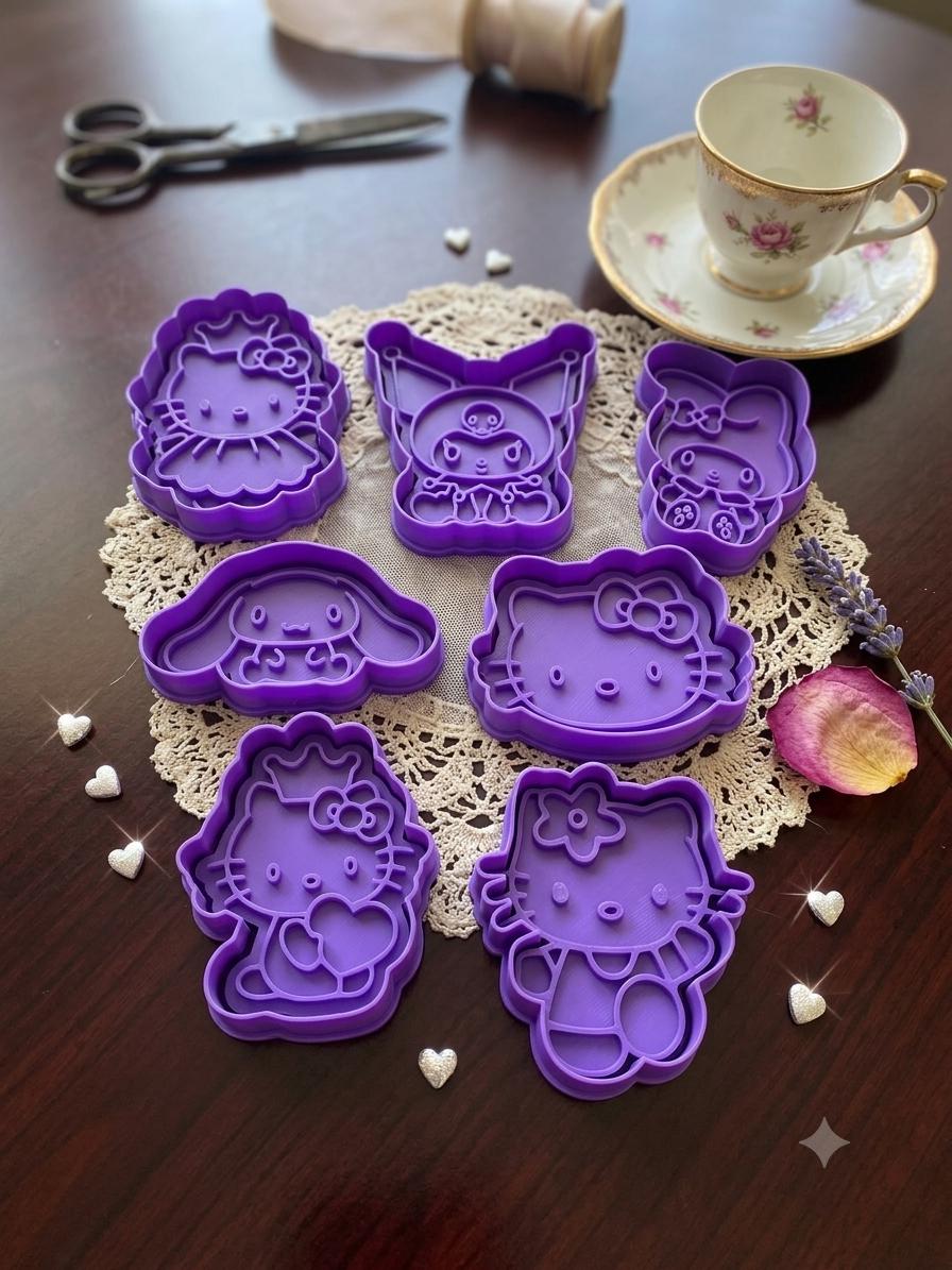 Hello Kitty Cookie Cutter Set – 7/pk