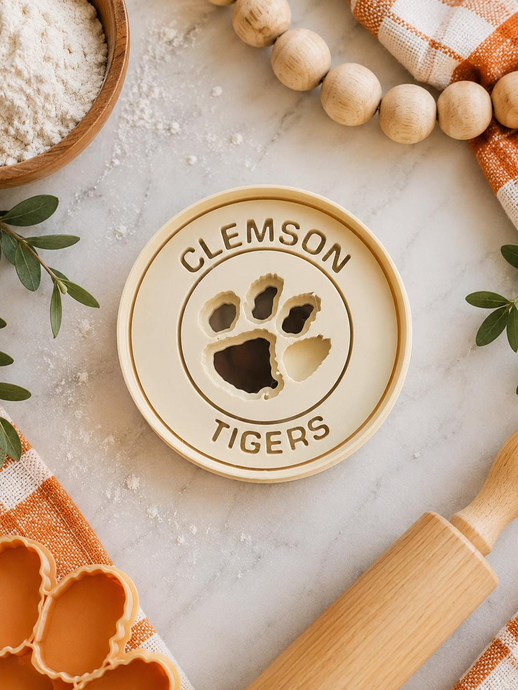 Clemson Tigers Cookie Cutter Set- 4/pk