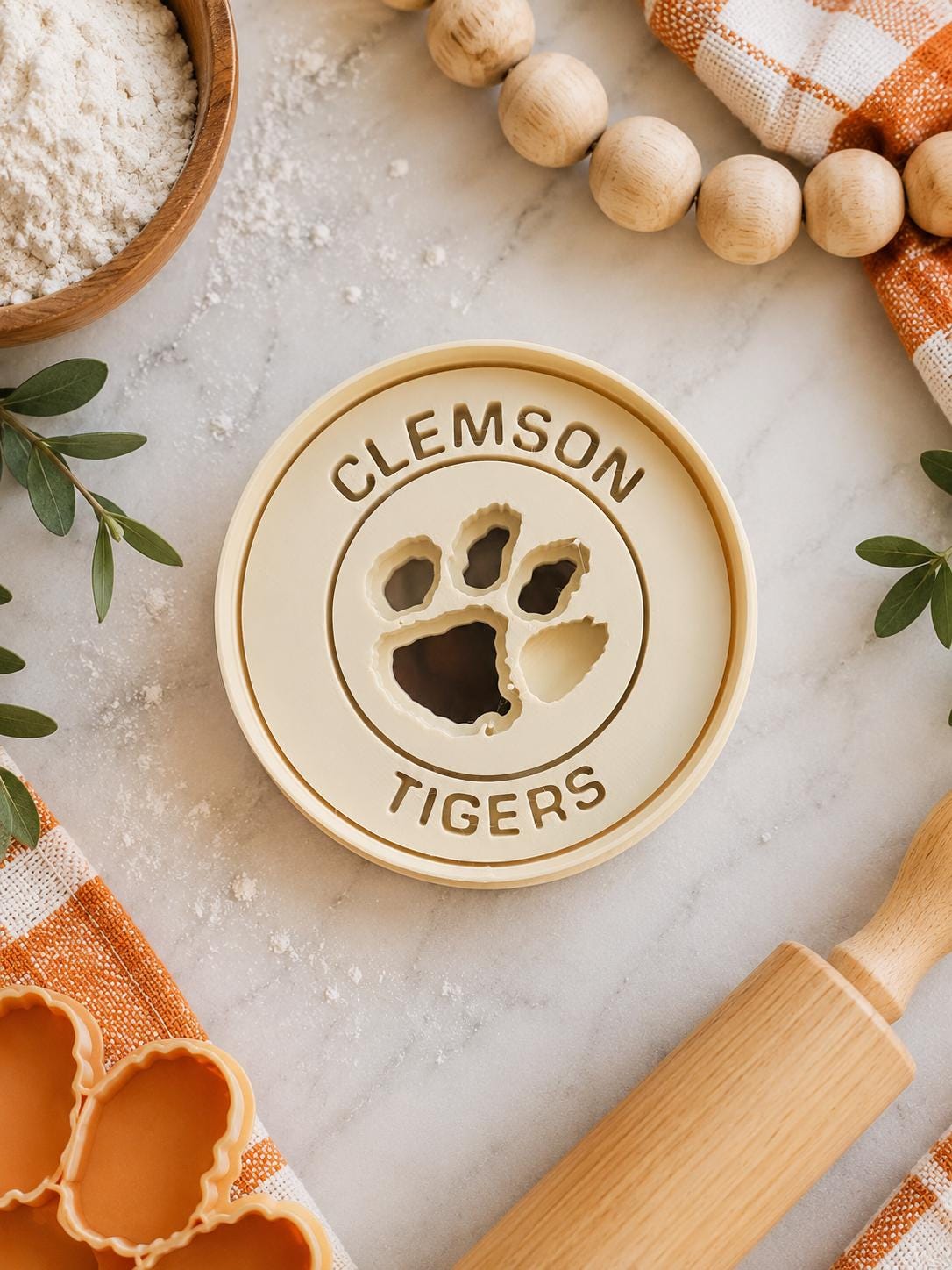 Clemson Tigers Cookie Cutter Set- 4/pk
