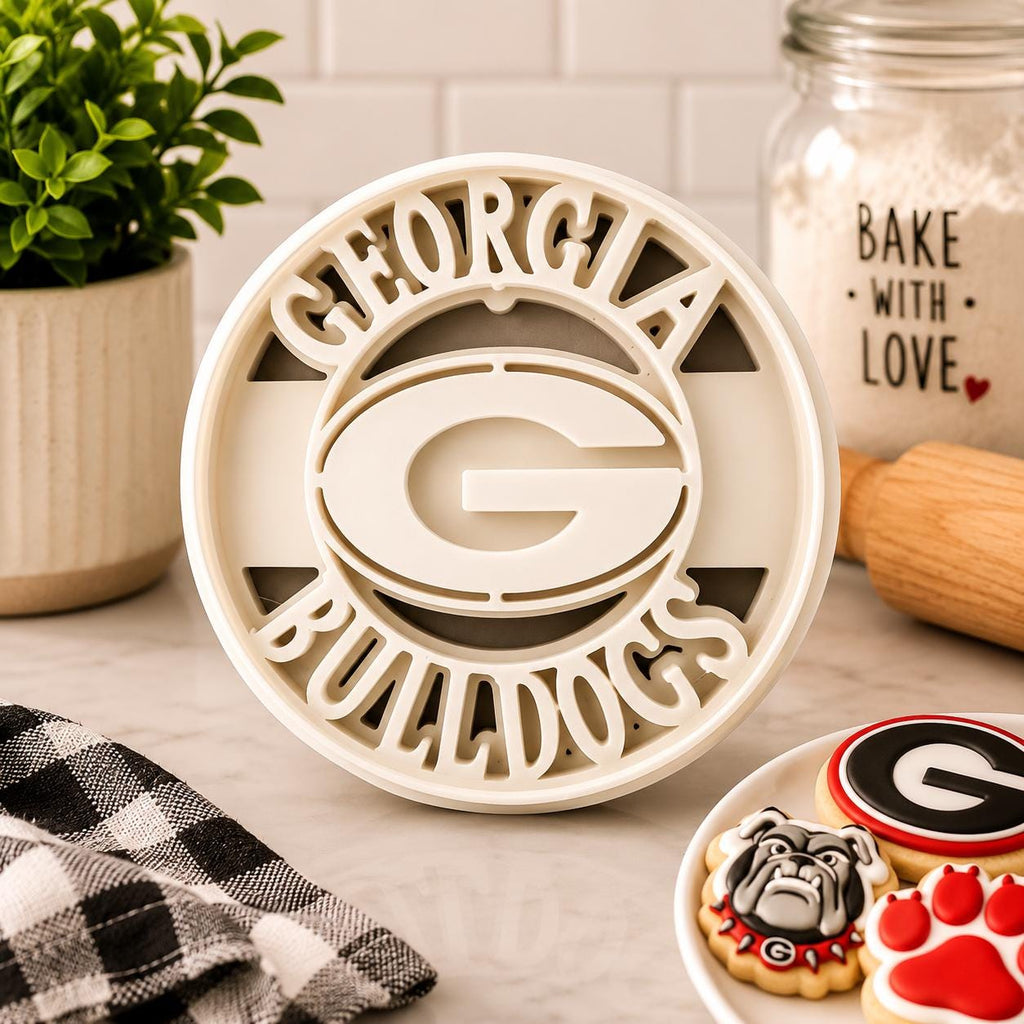 Georgia Bulldogs Inspired Cookie Cutters  Set - 4/pk