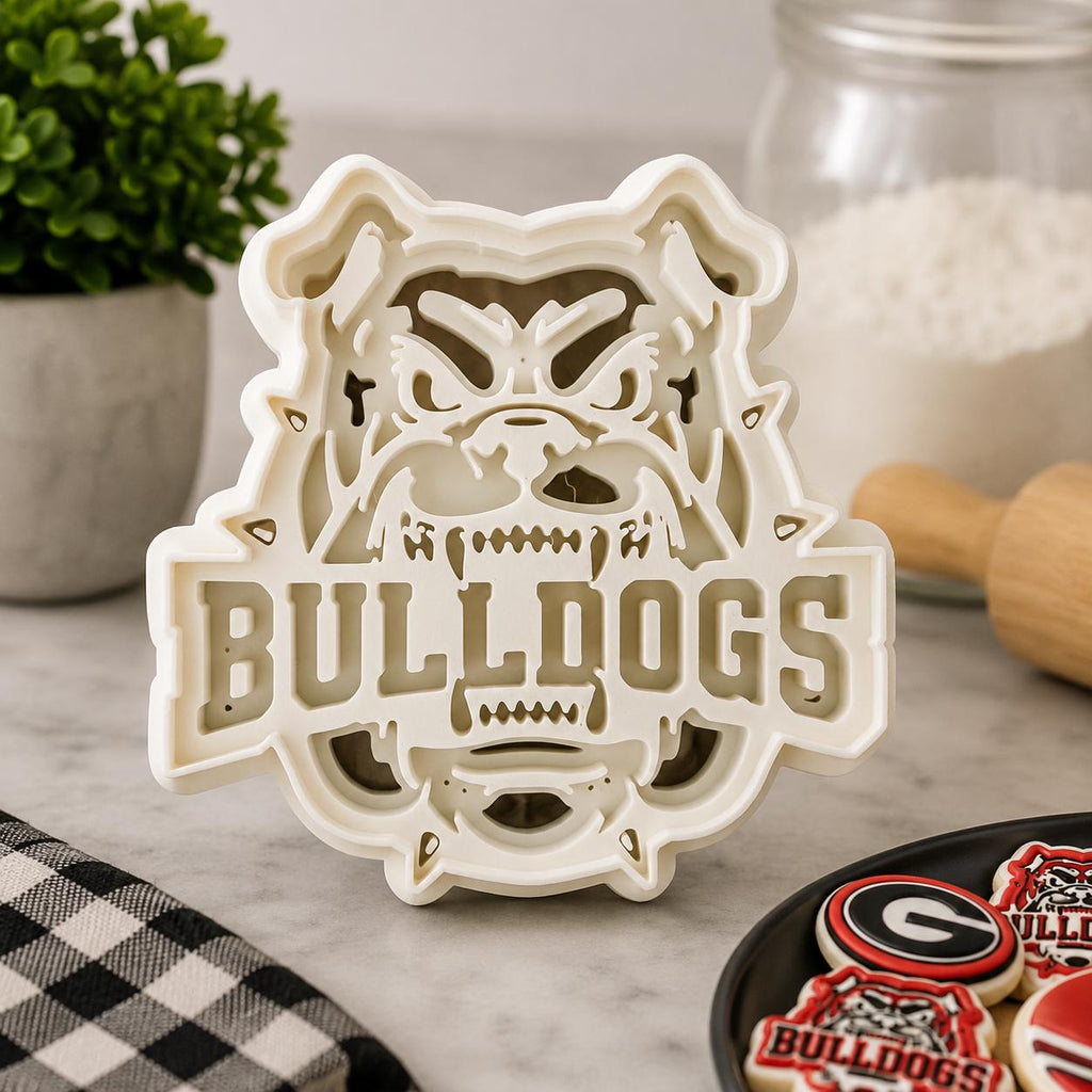 Georgia Bulldogs Inspired Cookie Cutters  Set - 4/pk
