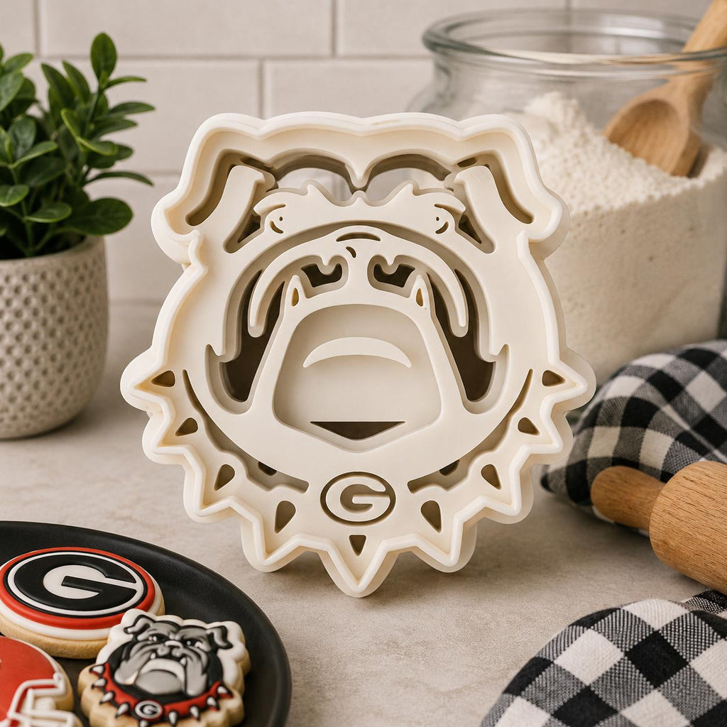 Georgia Bulldogs Inspired Cookie Cutters  Set - 4/pk