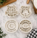 Georgia Bulldogs Inspired Cookie Cutters  Set - 4/pk