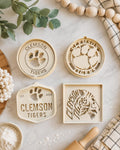 Clemson Tigers Cookie Cutter Set- 4/pk