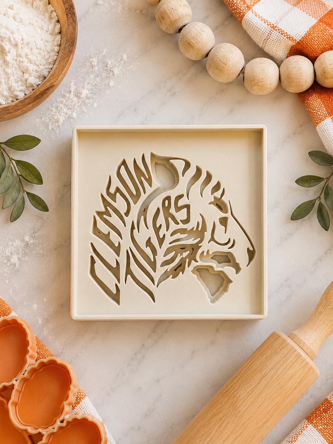 Clemson Tigers Cookie Cutter Set- 4/pk