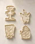 Sponge Bob Under the Sea Cookie Cutters – 4pc Set