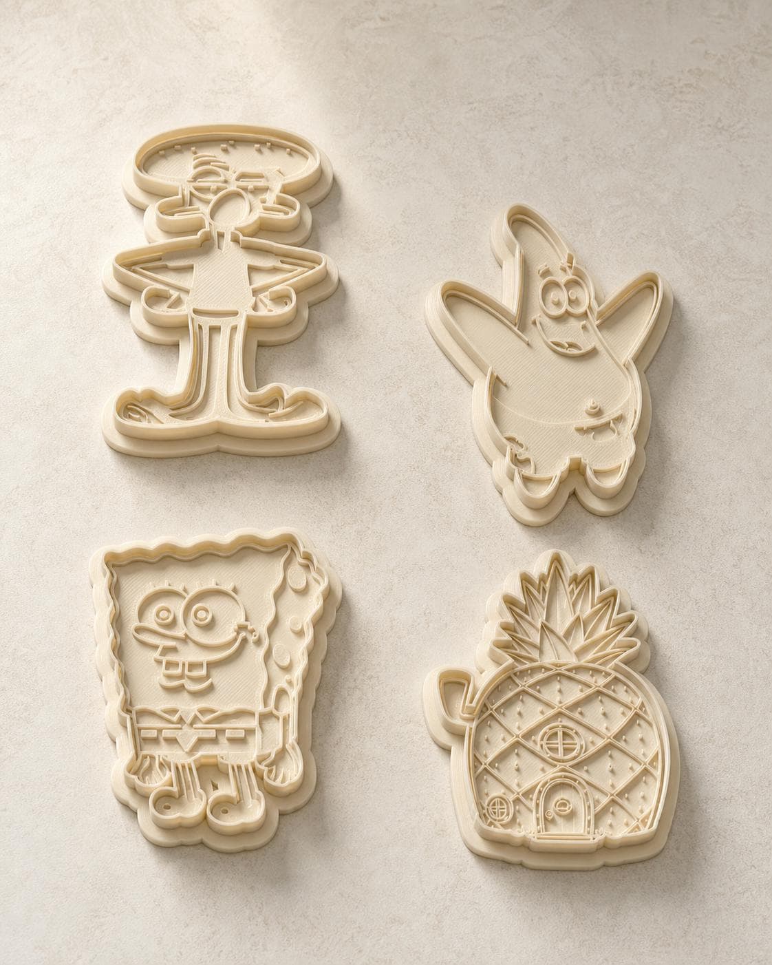 Sponge Bob Under the Sea Cookie Cutters – 4pc Set