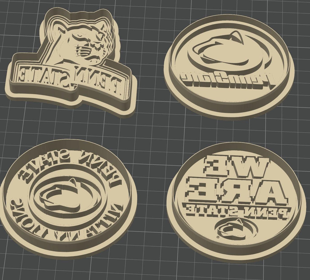 Penn State Cookie Cutter Set - 4/pk