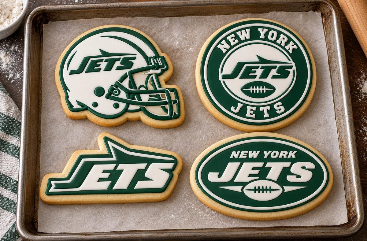 New York Jets Inspired Cookie Cutters – 4pc Set