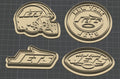 New York Jets Inspired Cookie Cutters – 4pc Set