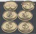 Harry Potter Magic Wizard School Cookie Cutter Set of 6
