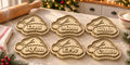 Personalized Christmas Santa Hat Cookie Cutter & Stamp